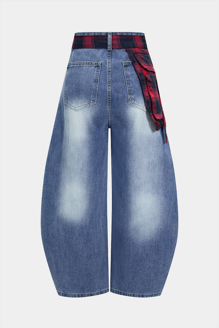 denim barrel pantolon