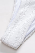 Kontrast Bağcıklı Sırtı Açık Bikini Takımı