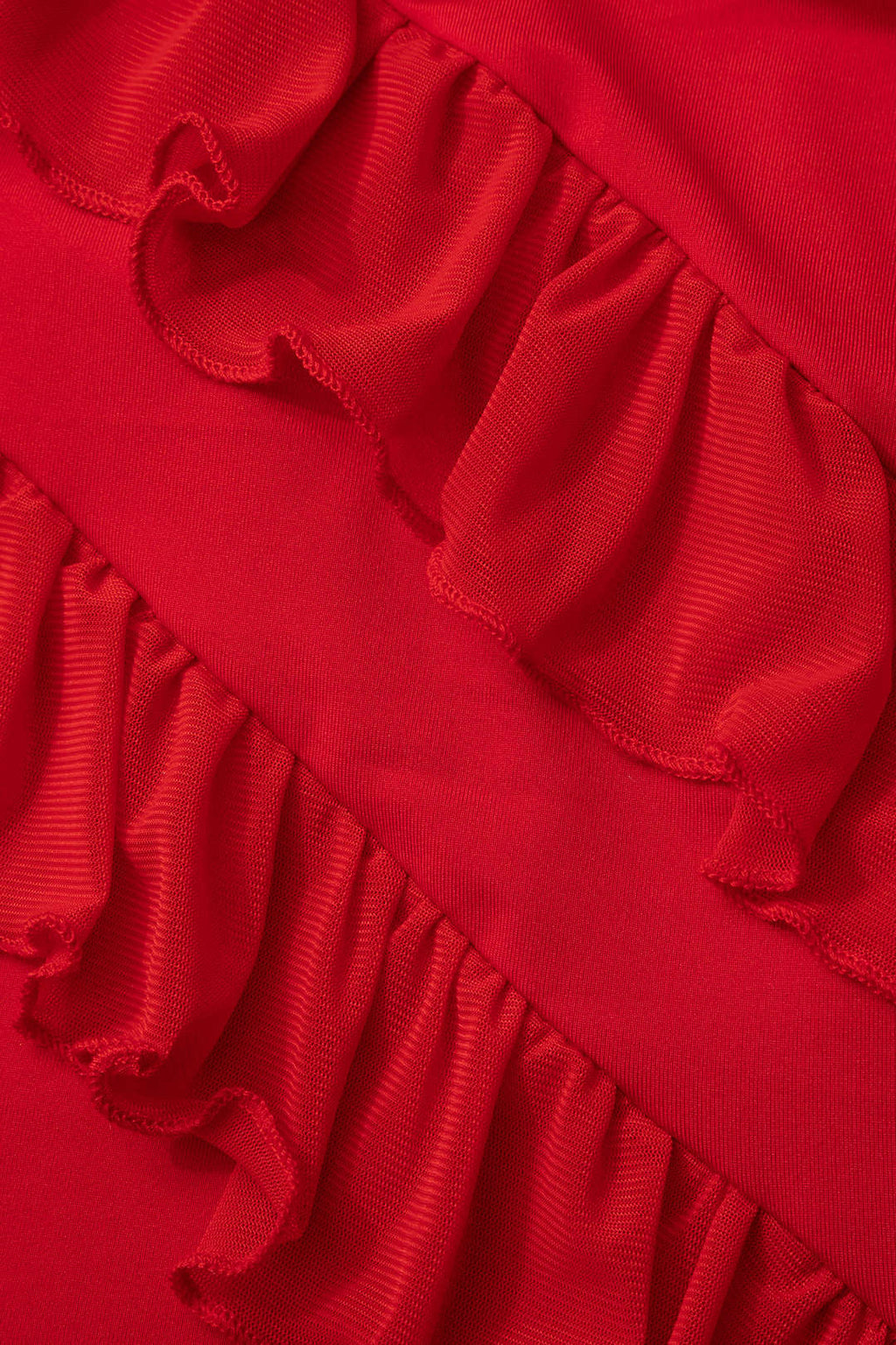 Fırfırlı Kare Yaka Yırtmaçlı Kolsuz maksi Elbise