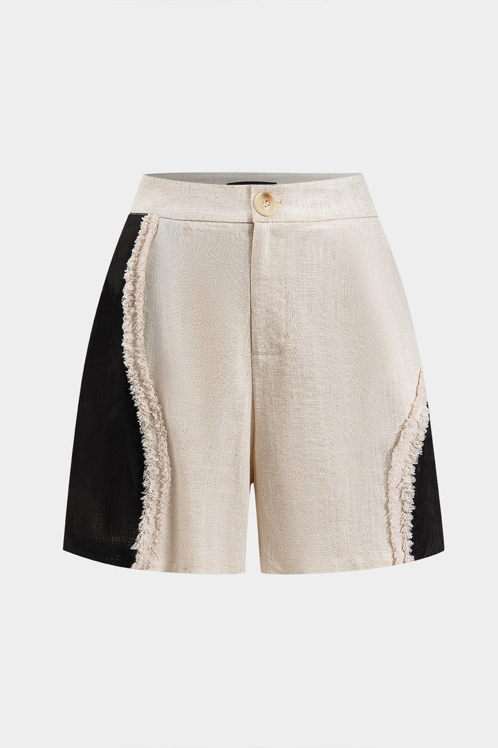 Kontrast Asimetrik Şort