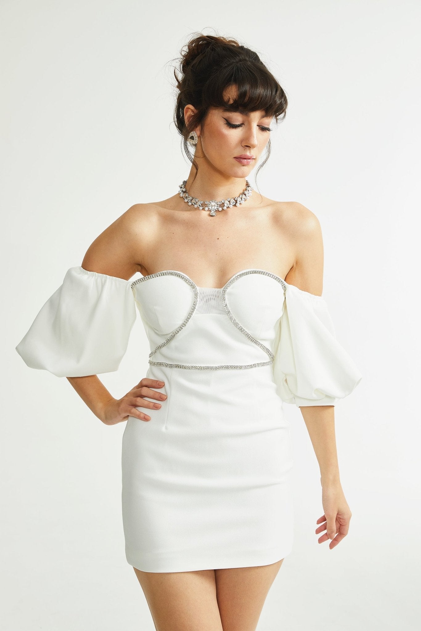 Dorothée mini elbise