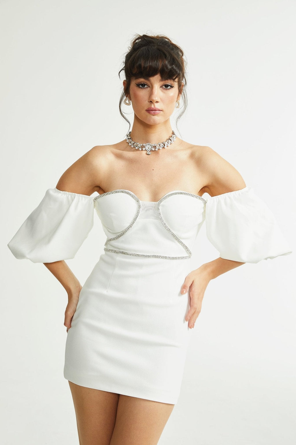 Dorothée mini elbise