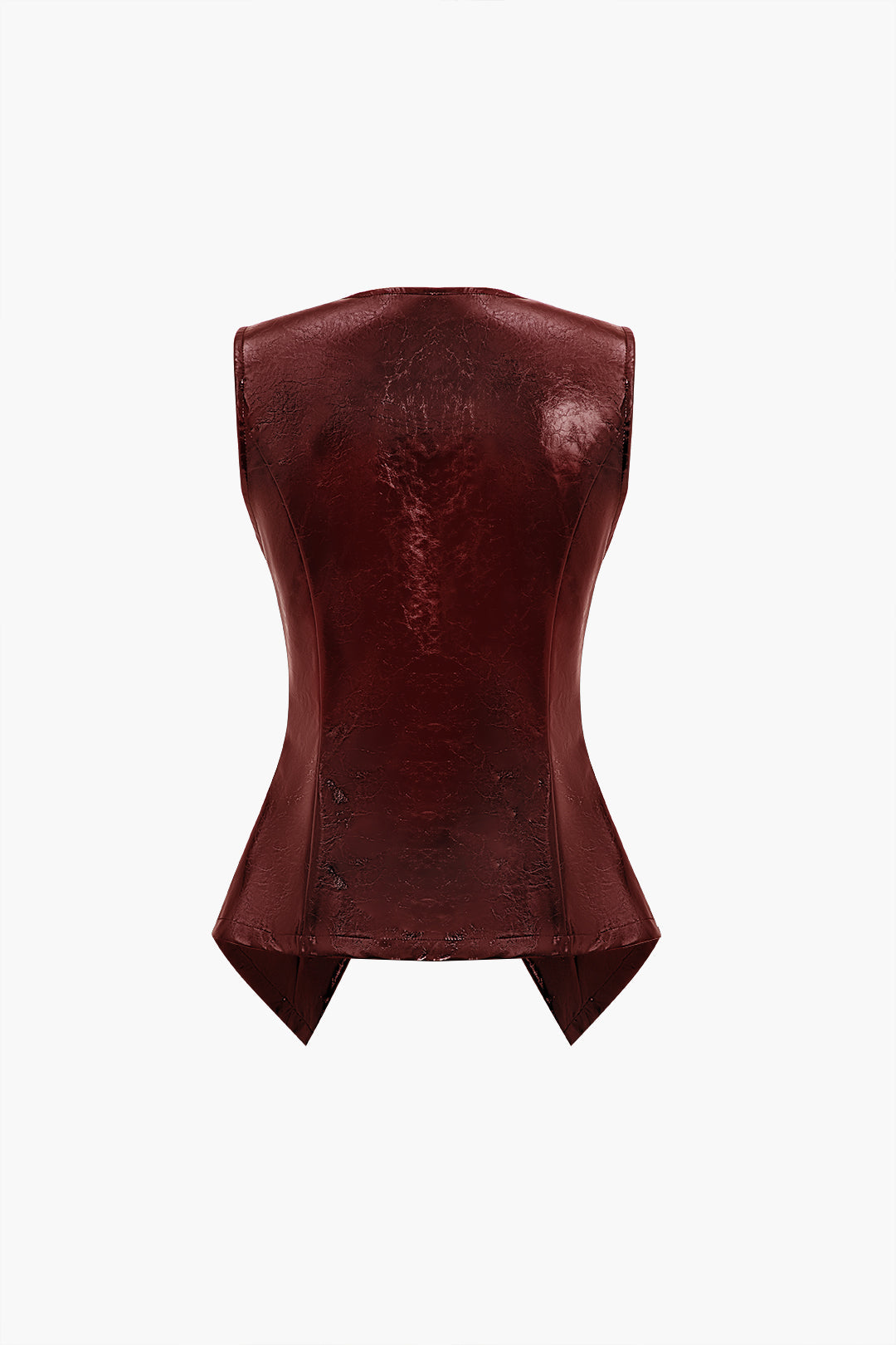 Deri Düğmeli Yelek