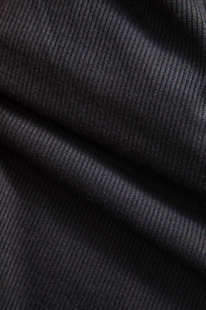 Katı Deri Patchwork Midi Elbise