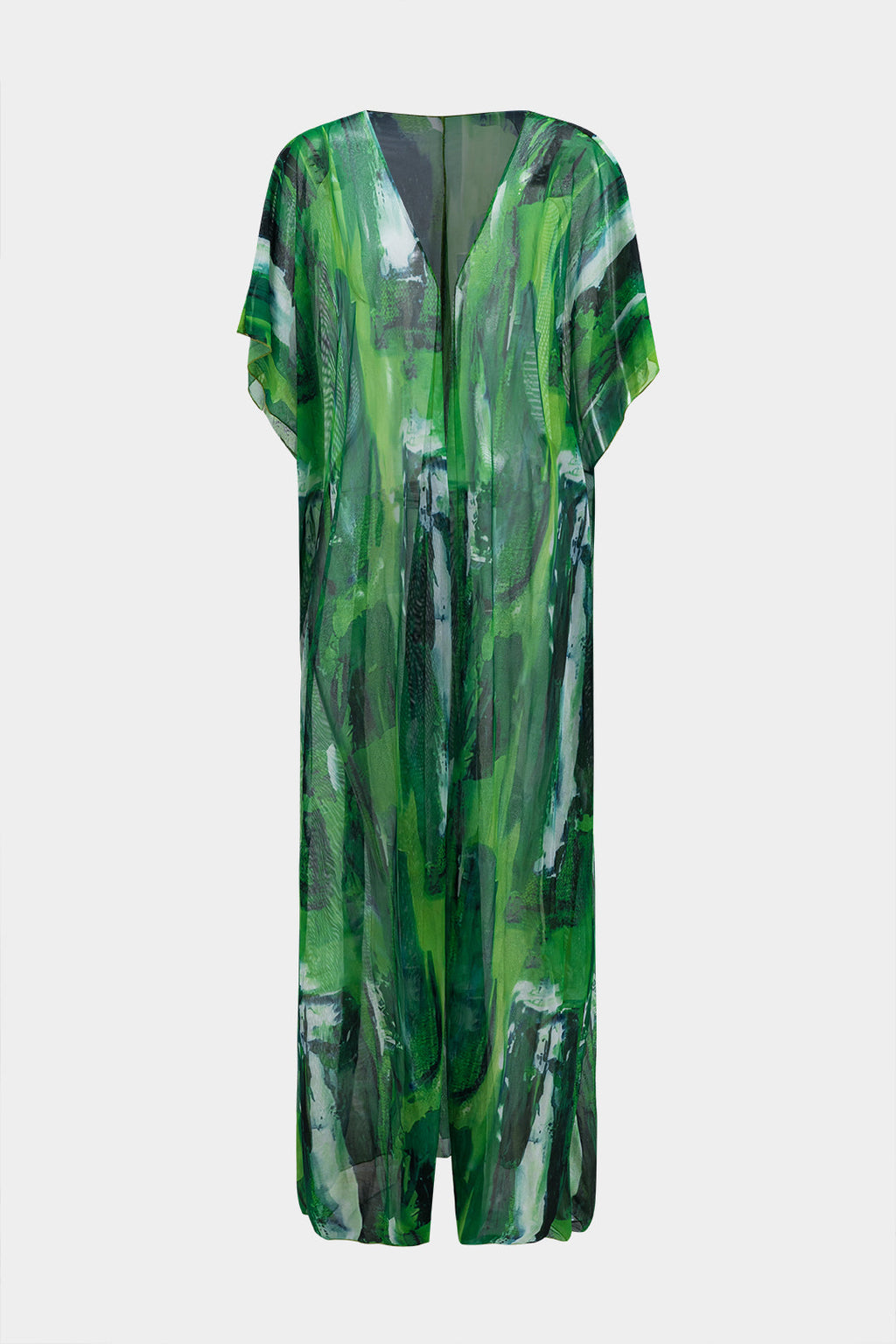 Soyut Suluboya Baskı File Örtüsü