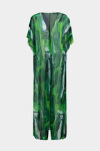 Soyut Suluboya Baskı File Örtüsü