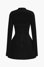 Sırtı Açık Mini Elbise