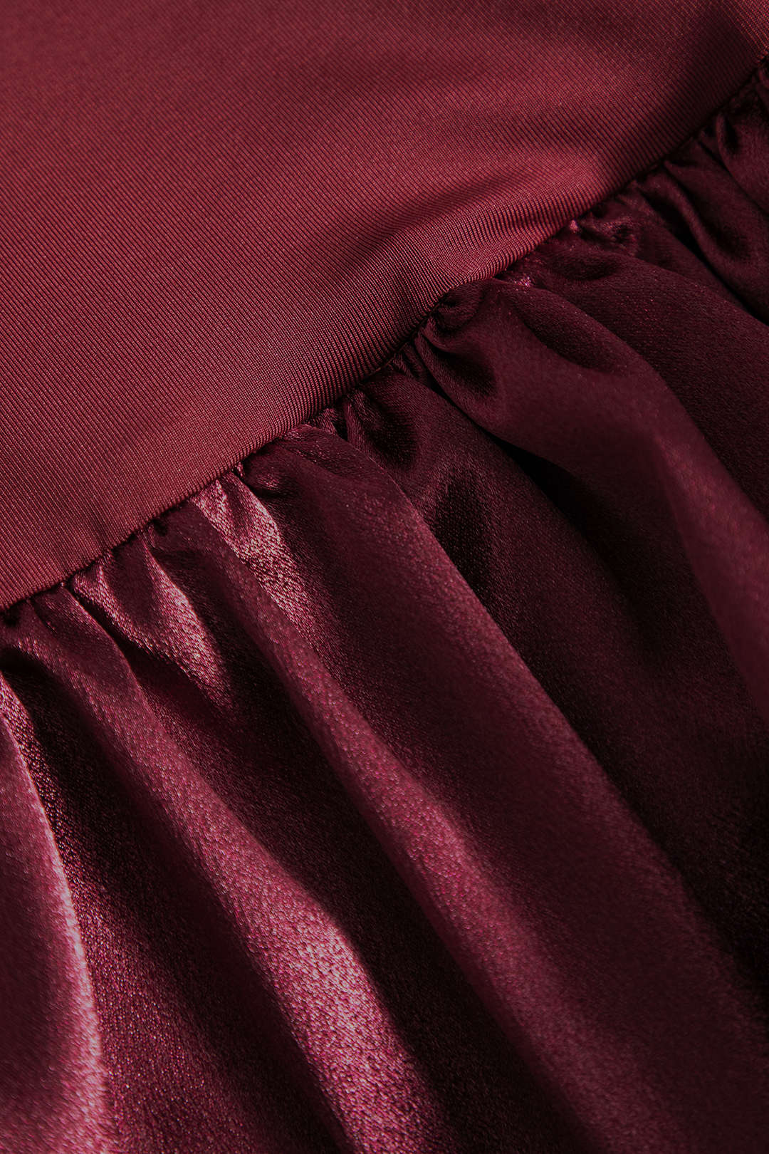 Uzun Kollu Puf Etek Mini Elbise