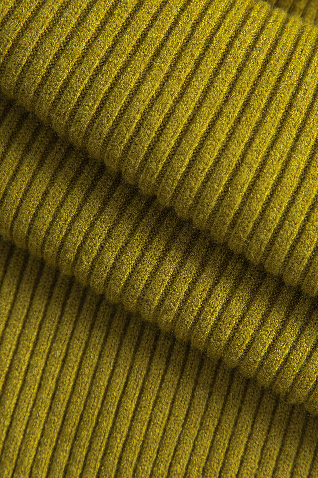 Temel Katı Çapraz Uzun Kollu Kazak Midi Elbise