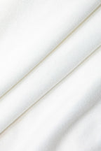 Düz Renk 3D Çiçekli Uzun Kollu Mini Elbise