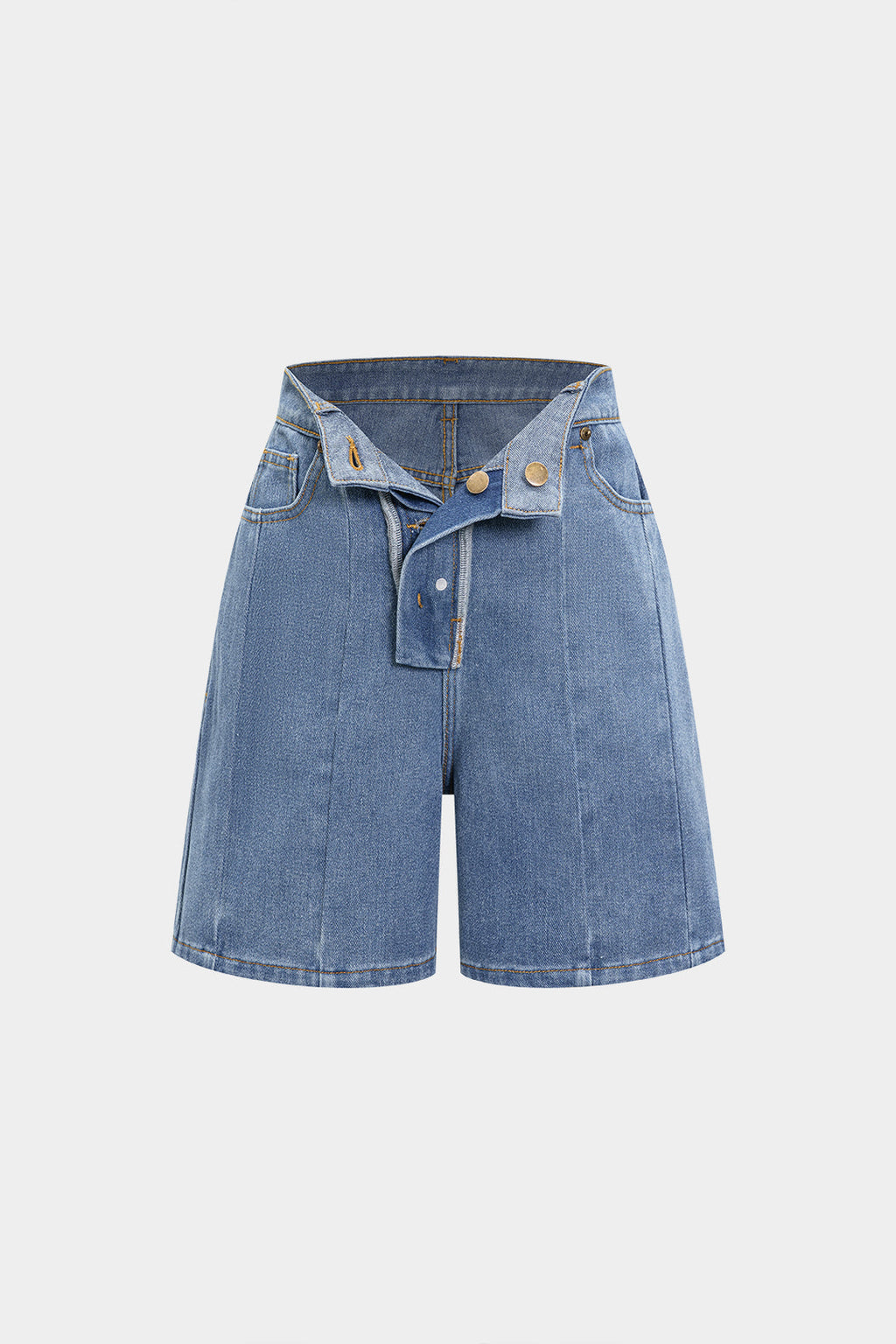 denim Cepli Şort
