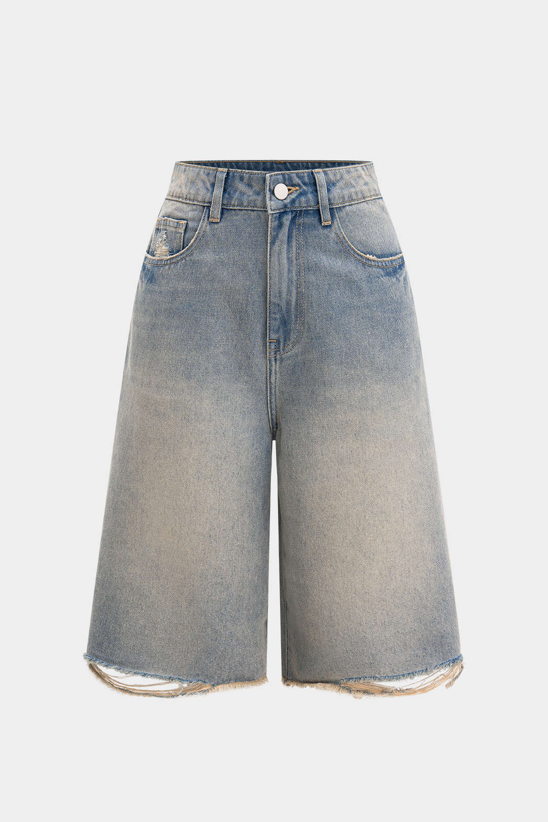 Denim Yarım Şort