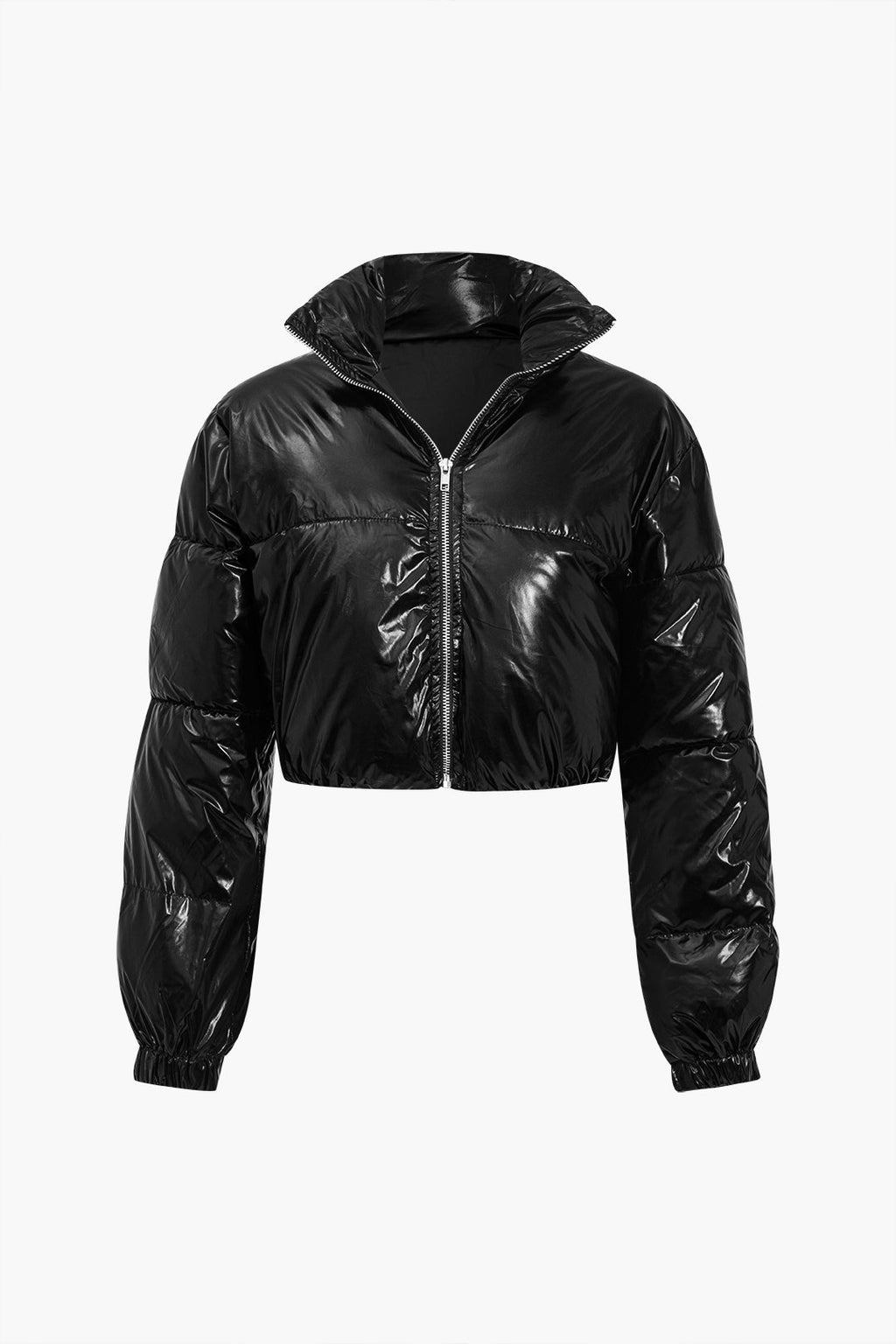 Suni Deri Puffer Mont