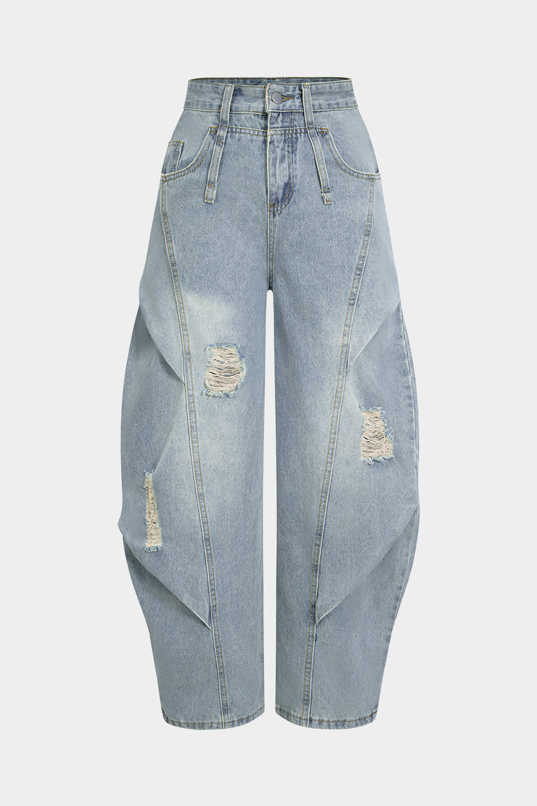 Denim Barrel Kot