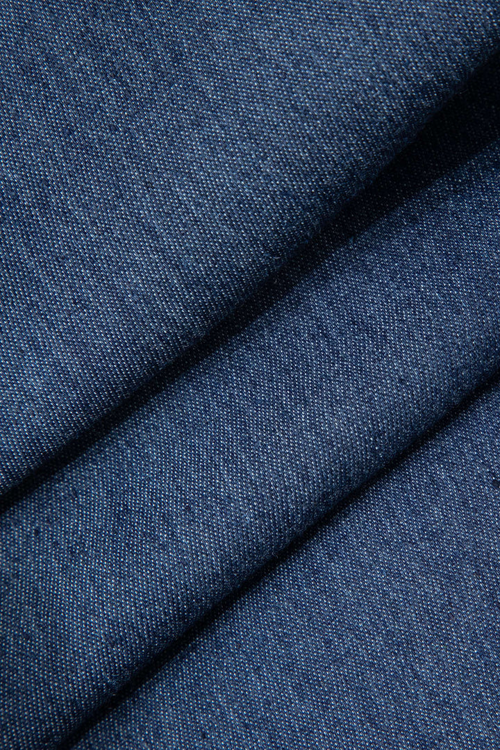 3D Çiçek Dantelli Tank Denim mini Elbise