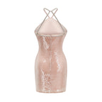 Éadaoin payet mini elbise