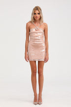 Éadaoin çiçek mini elbise