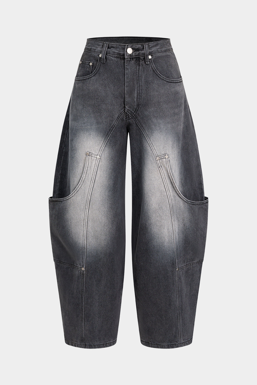 denim Barrel Jean pantolon