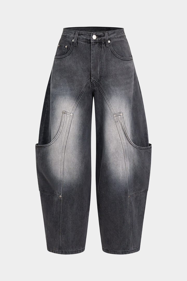 denim Barrel Jean pantolon