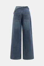 Yüksek bel Denim Barrel Kot