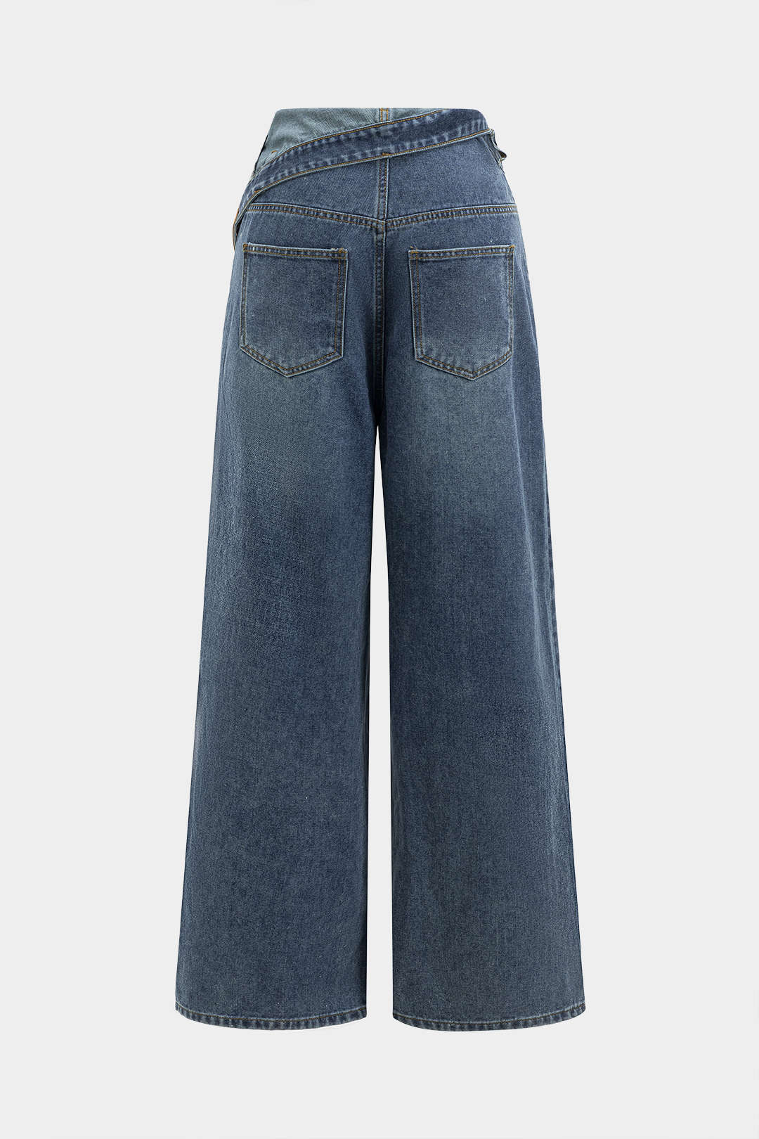 Yüksek bel Denim Barrel Kot