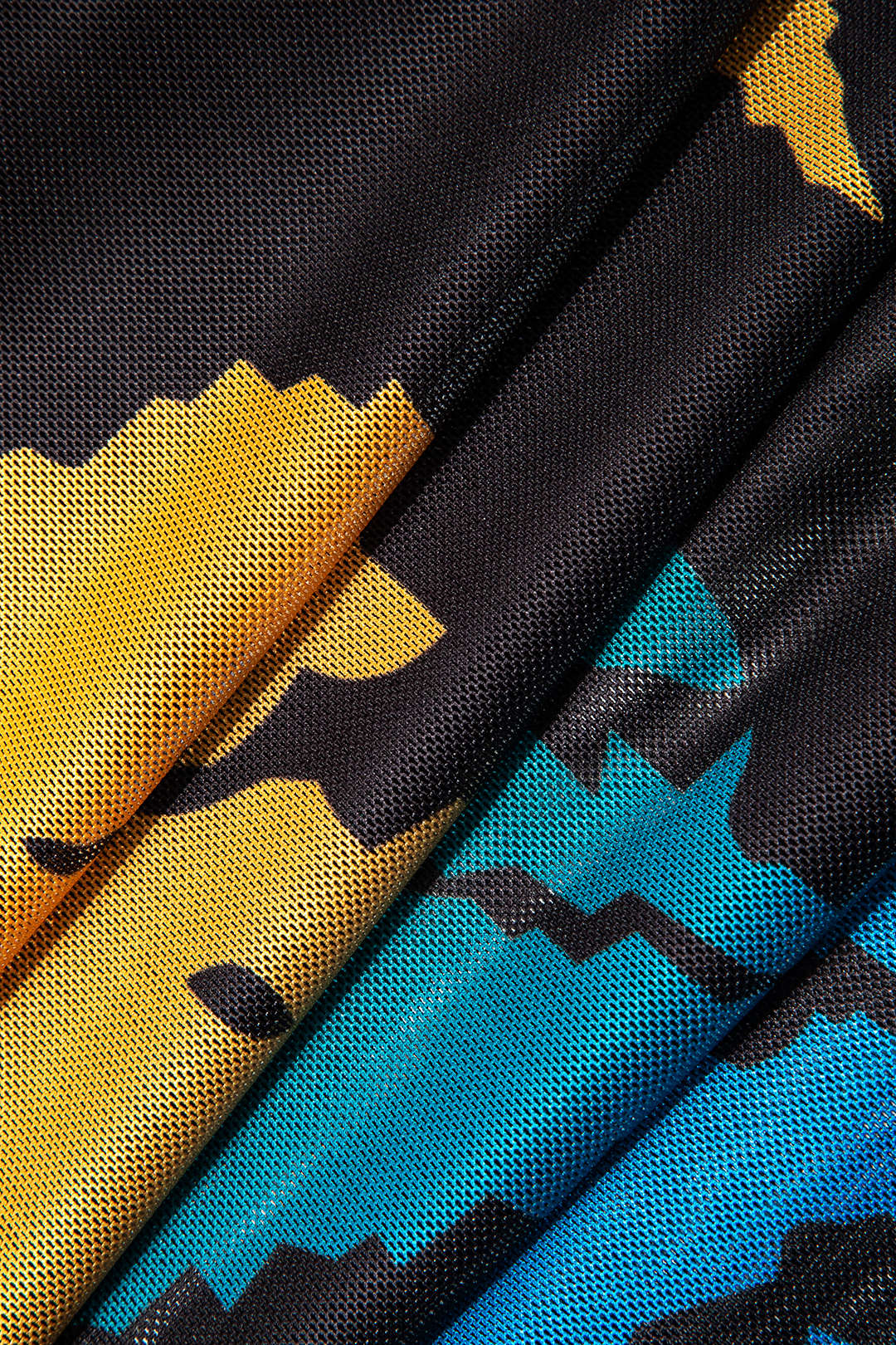 Kaplan Desenli Transparan Yuvarlak Yaka Midi Elbise