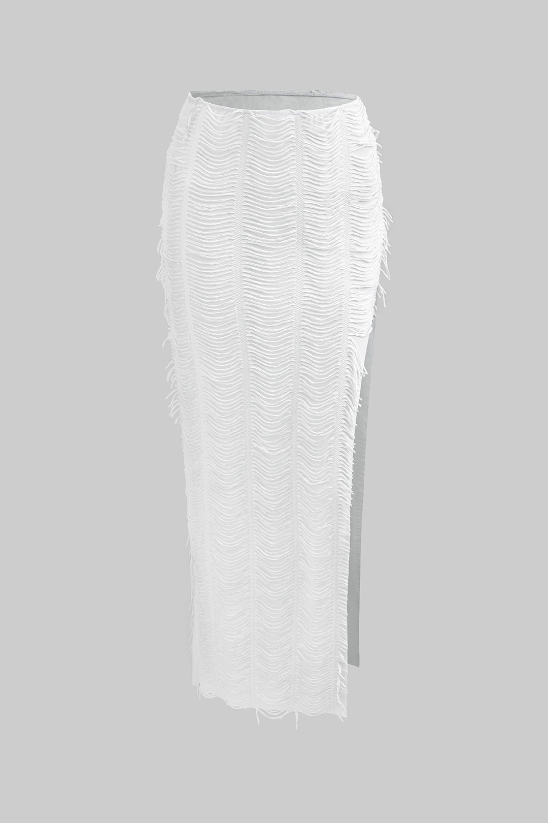 Rave Crop Top ve Yırtmaçlı Etek Takım