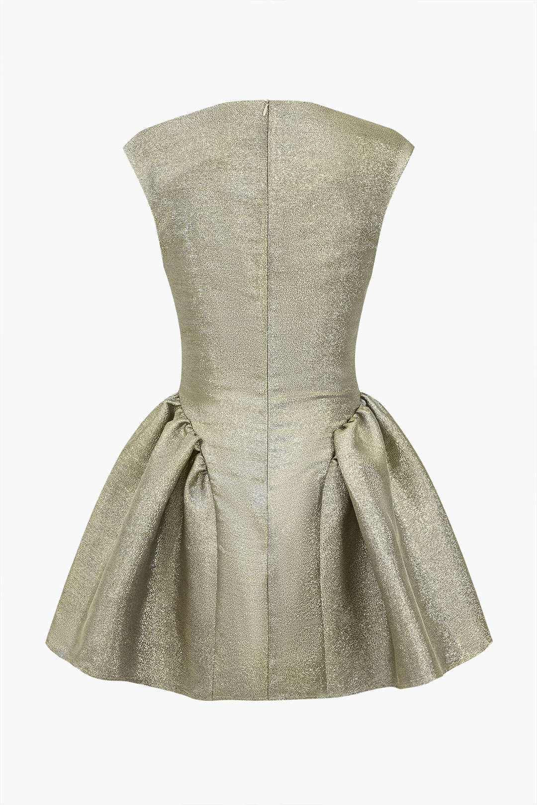 Simli V Yaka Mini Elbise