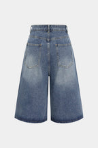 Denim Yarım Şort