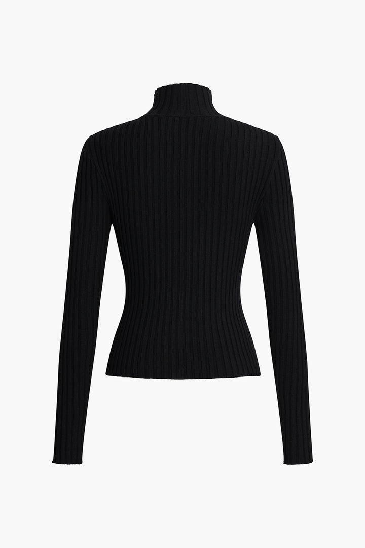 Örgü Deri Patchwork Cep Hırka