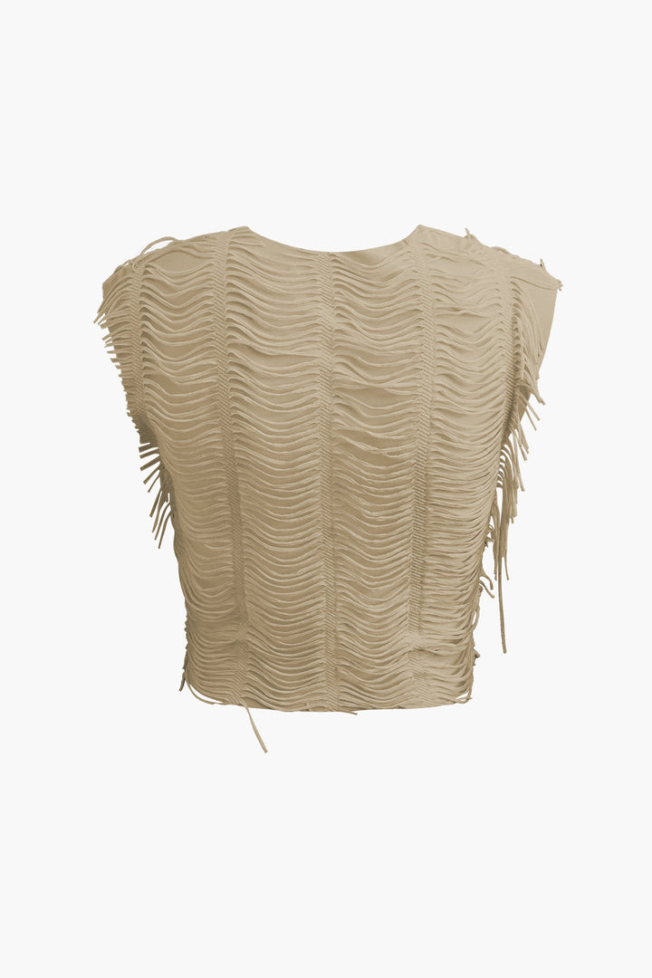 Rave Crop Top ve Yırtmaçlı Etek Takım