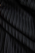 Pu Patchwork Dantelli Kare Yaka Mini Elbise