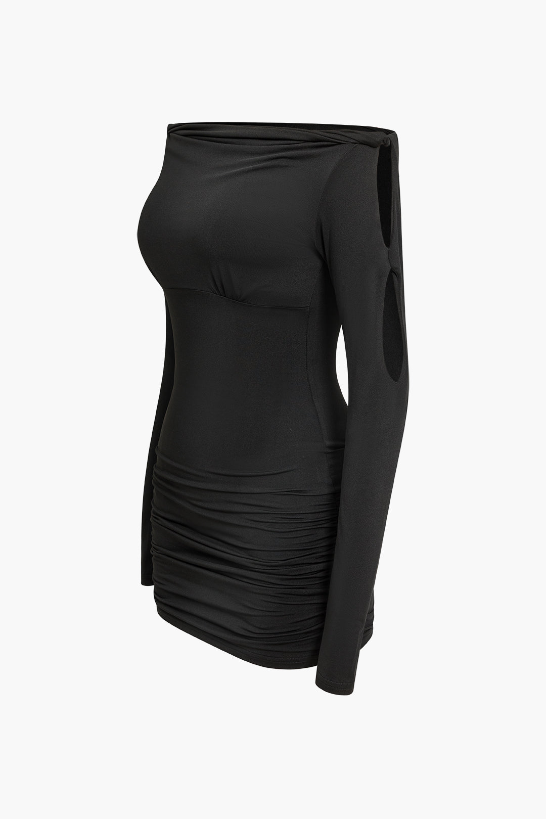 Katı Kesilmiş Mini Elbise