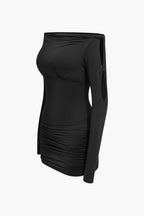 Katı Kesilmiş Mini Elbise