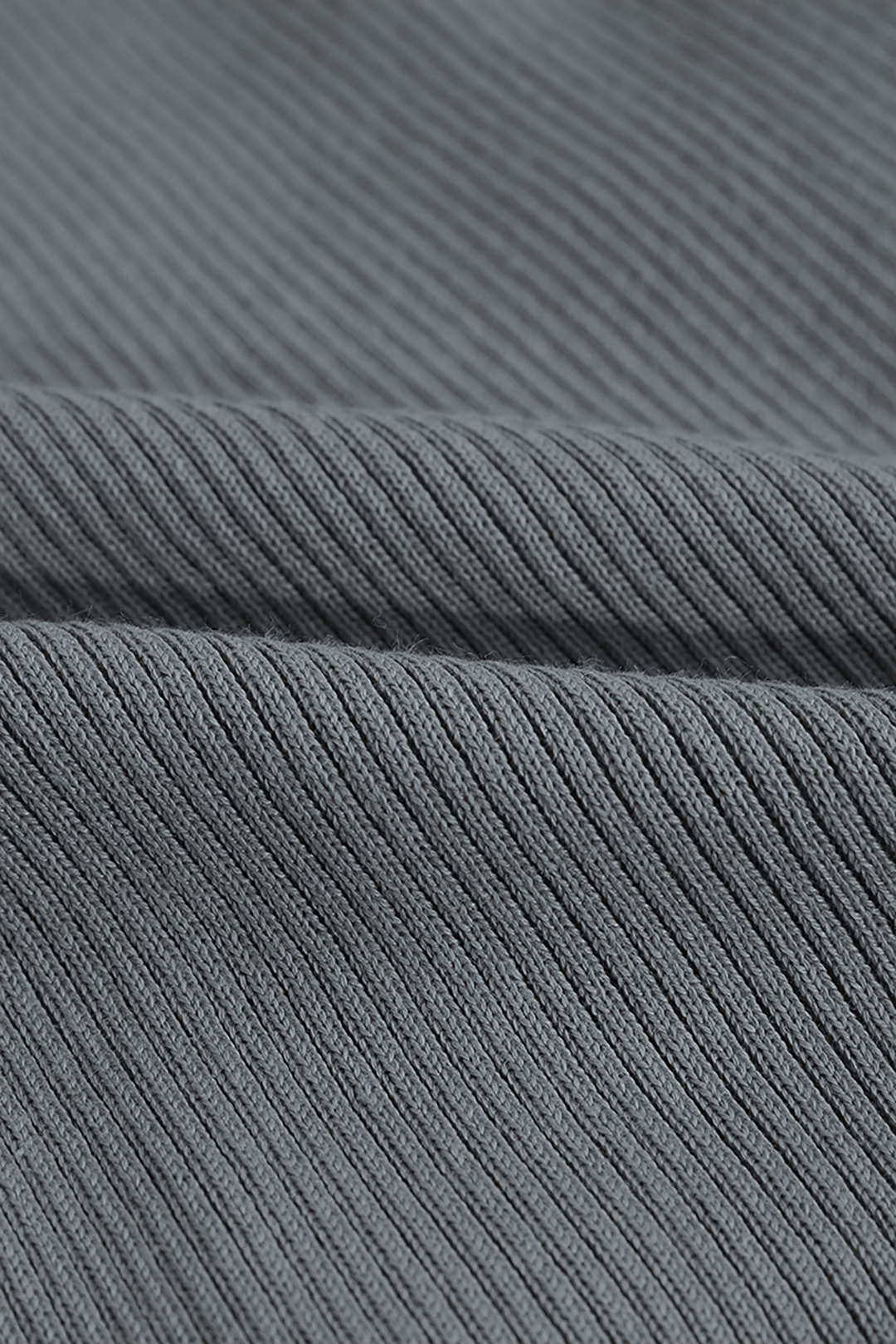 Kolları Nervürlü Düğmeli maksi Elbise