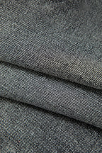 Asimetrik Düğmeli Kapaklı Cep Crop Denim Yelek