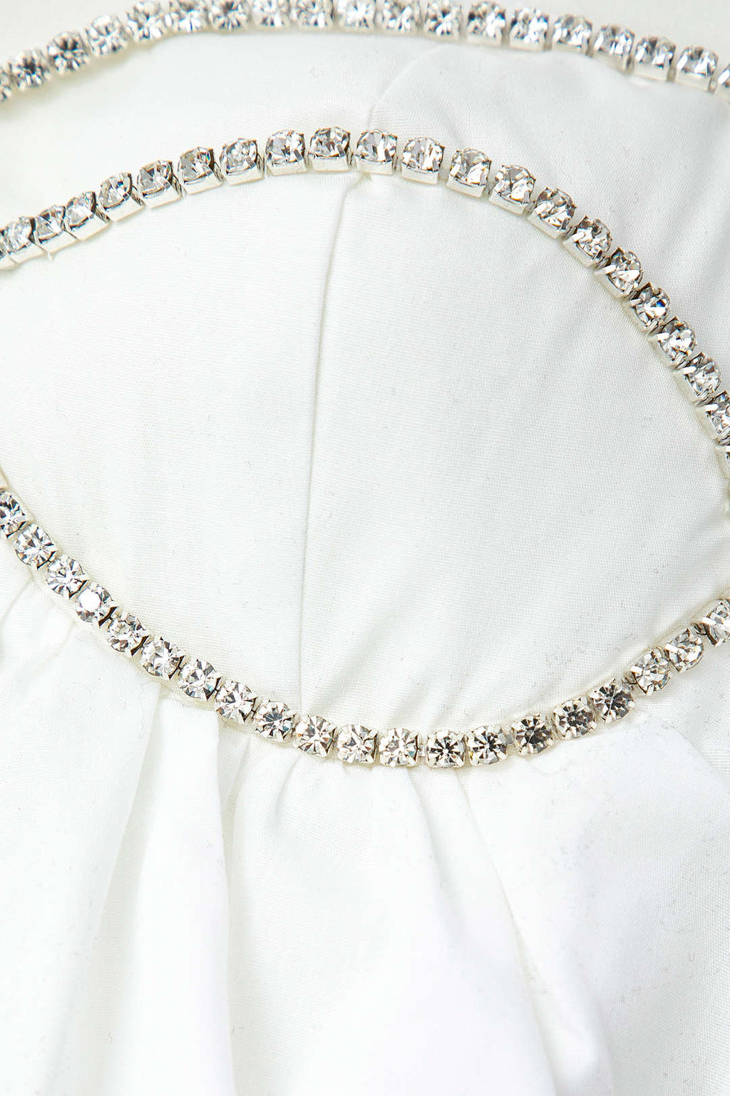 V-Yaka Taş Detaylı Mini Elbise