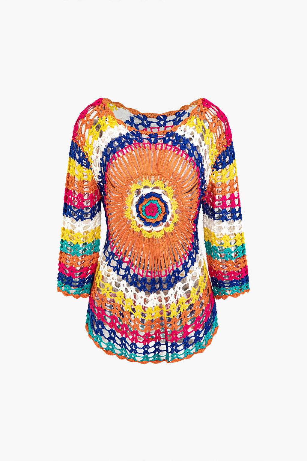 Kontrast Triko Kesik Mini Elbise