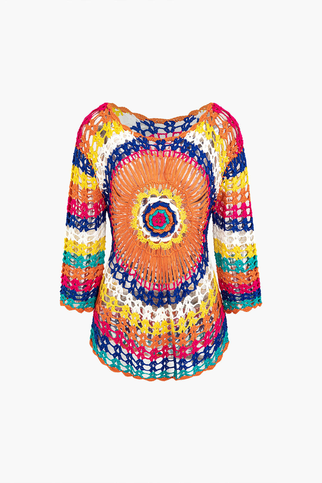 Kontrast Triko Kesik Mini Elbise