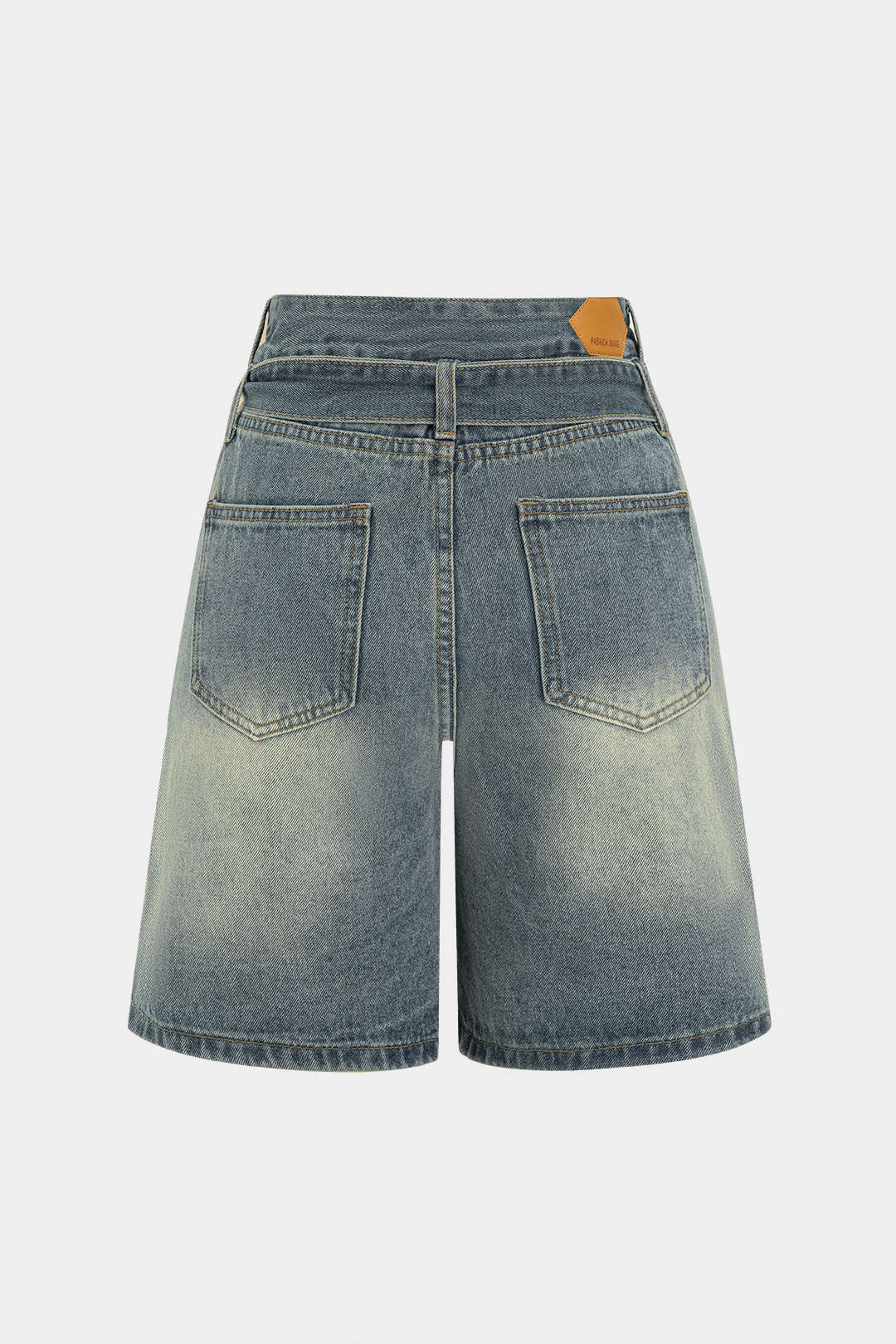 Denim Cepli Şort