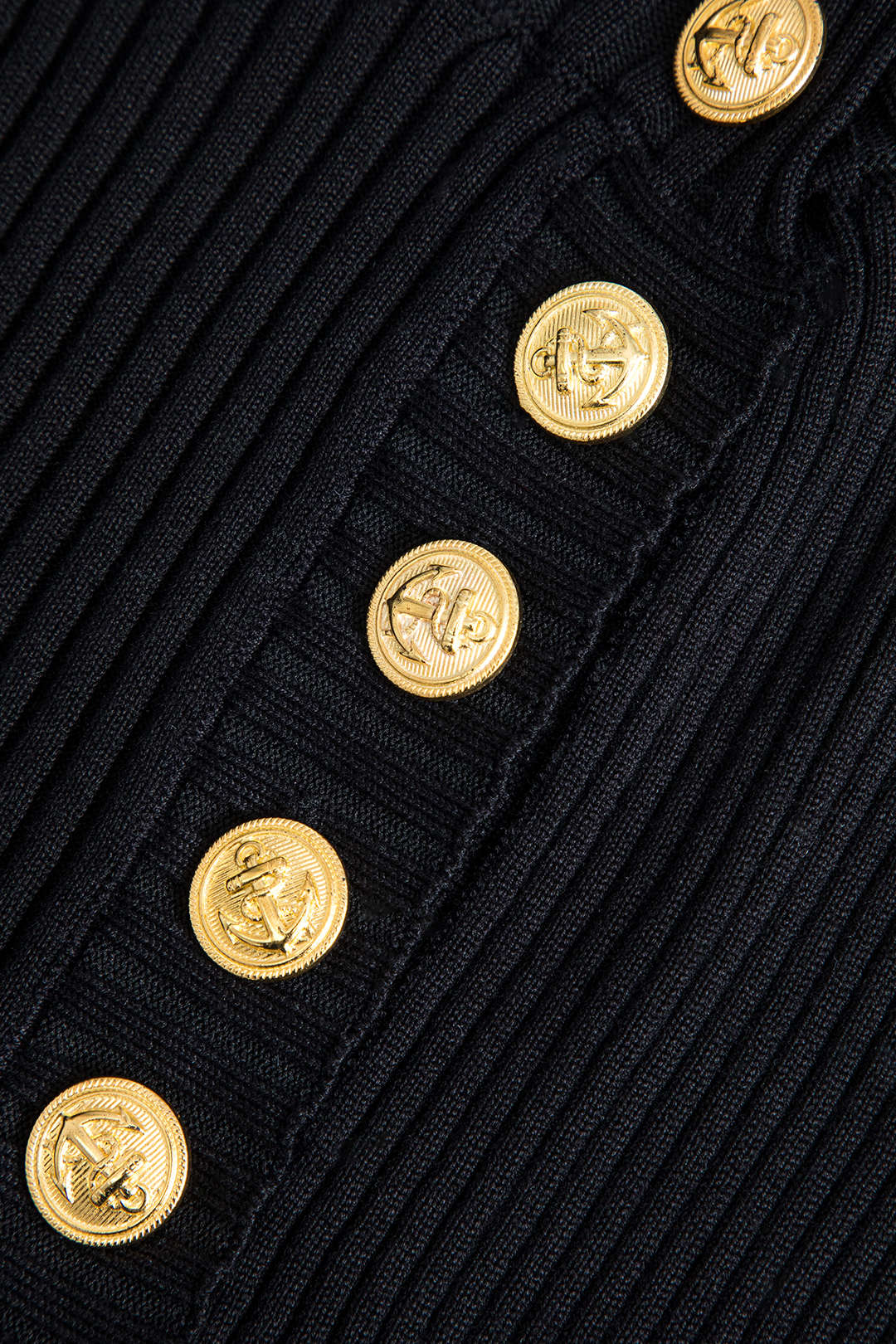 Düğmeli Örgü Bağlamalı Cep Kazak midi Elbise