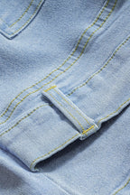 Denim Cepli Şort