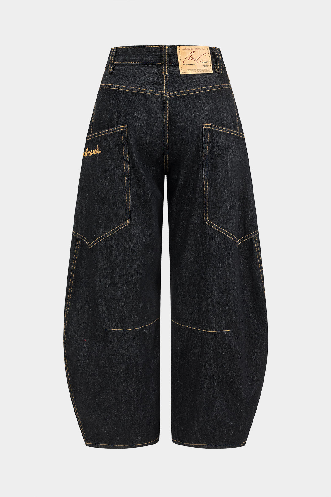 Denim Barrel Kot