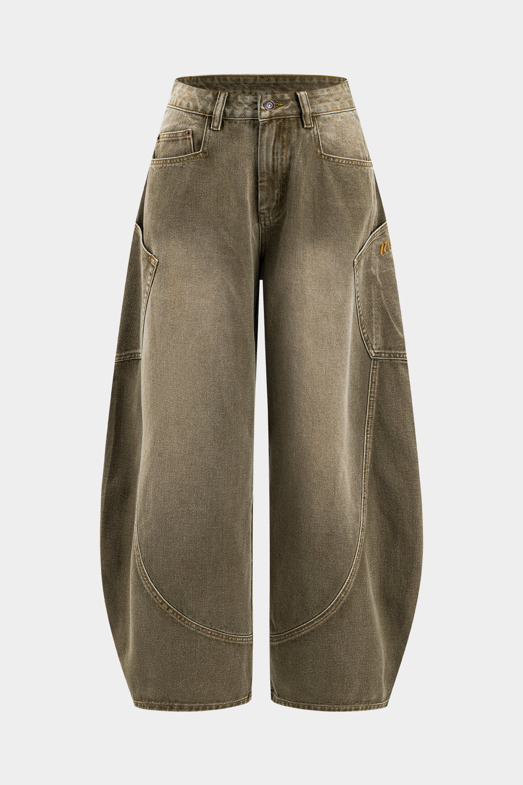 Denim Barrel Kot