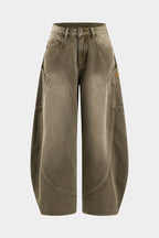Denim Barrel Kot
