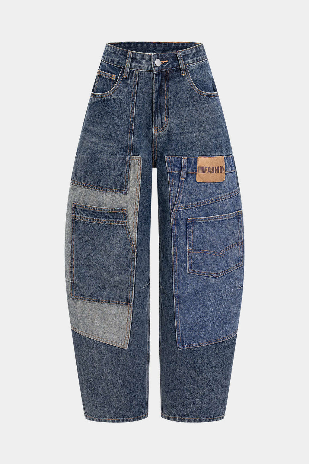 Denim Barrel Kot