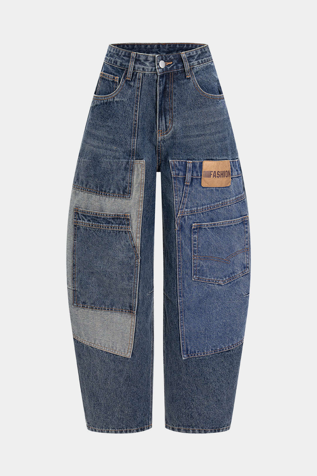 Denim Barrel Kot