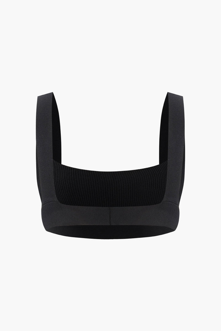 Sima Crop Top ve Tokalı Midi Etek Takım