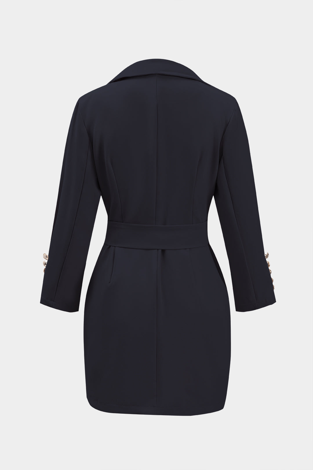 Düğmeli Uzun Kollu Blazer Ceket