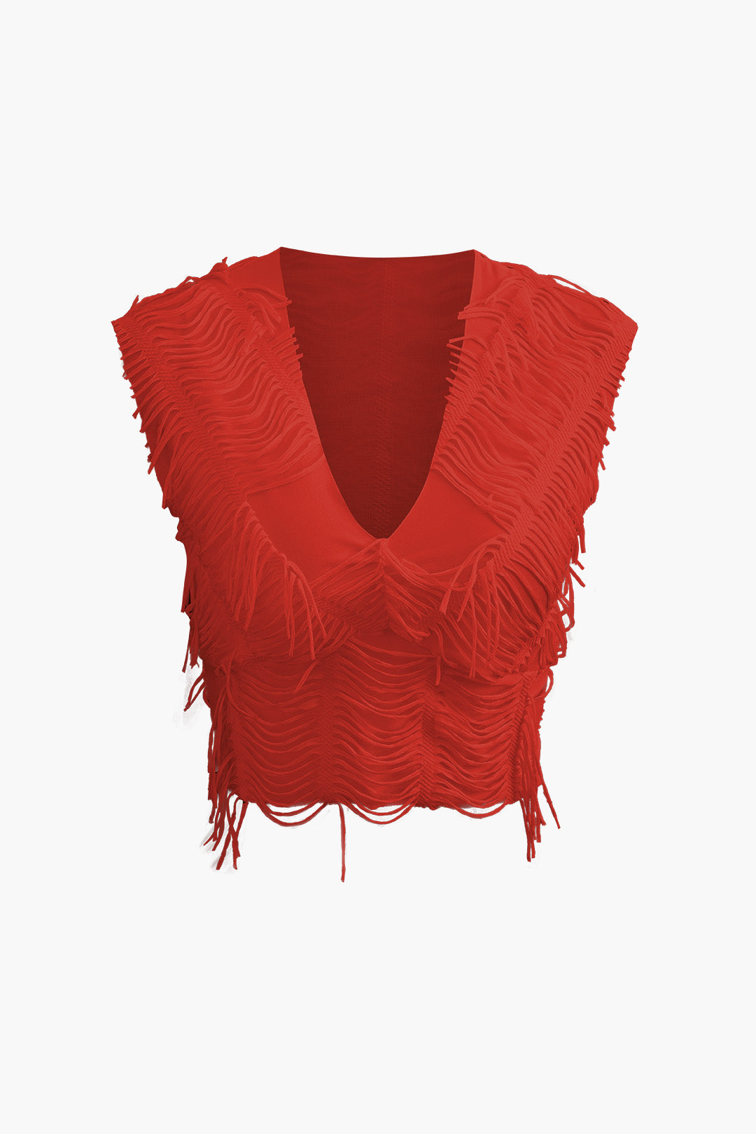 Rave Crop Top ve Yırtmaçlı Etek Takım